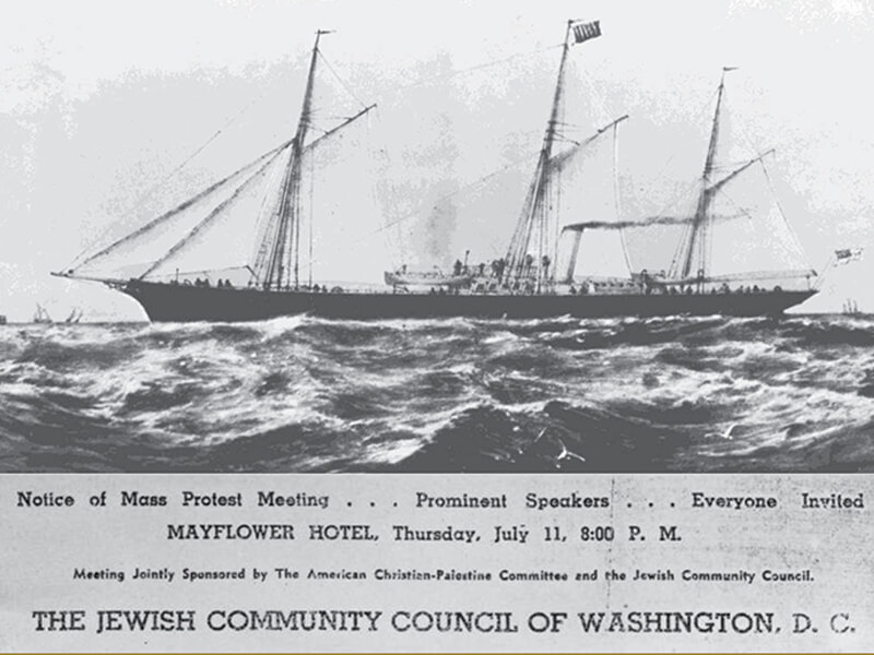 1942 meeting in response to sinking of MV Struma Jewish refugee ship