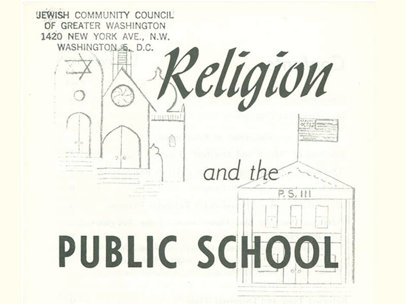 1956 - JCRC booklet informing parents of rights in public schools