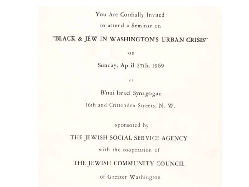 1969 program in the wake of 1968 DC riots